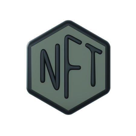 Nft  3D Illustration