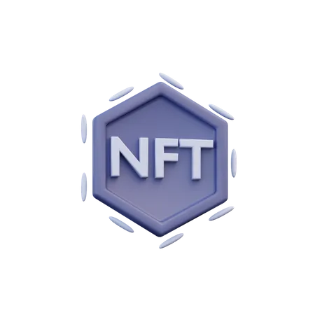 Nft  3D Illustration