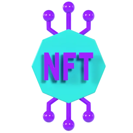 Nft  3D Illustration