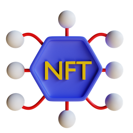 Nft  3D Illustration