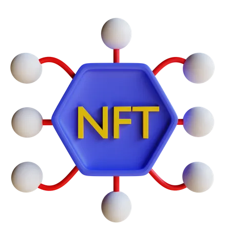 Nft  3D Illustration