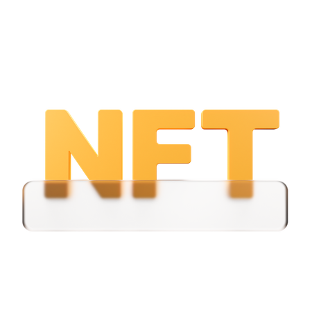 Nft  3D Illustration