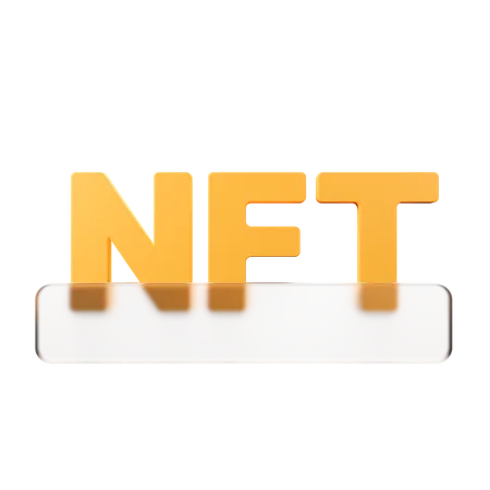 Nft  3D Illustration