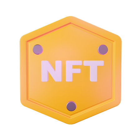 NFT 3D Illustration