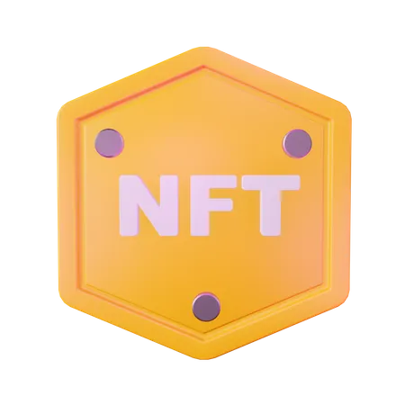 NFT  3D Illustration