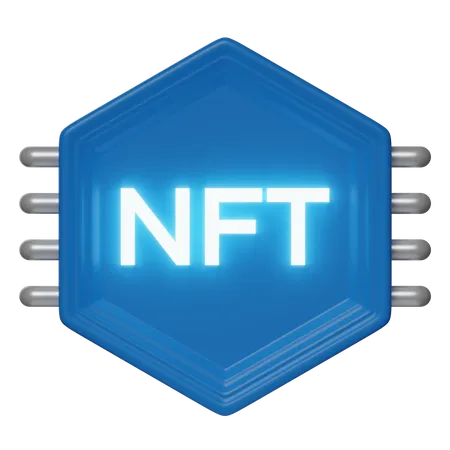 Nft 3 D Illustration 3D Icon