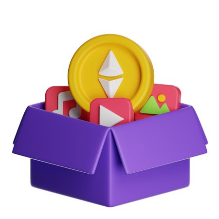 Actifs numériques NFT  3D Icon