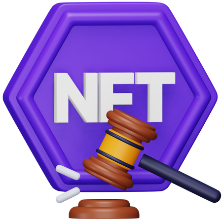 Nft Action  3D Icon