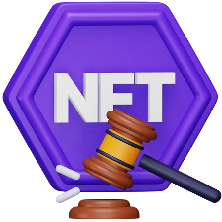 Nft Action  3D Icon