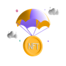nft airdrop 3d images