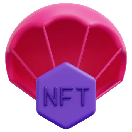 Lanzamiento aéreo nft  3D Icon