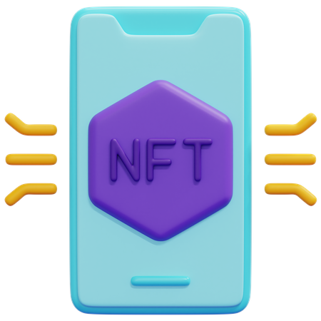 Aplicación nft  3D Icon
