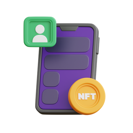 Nft App  3D Icon