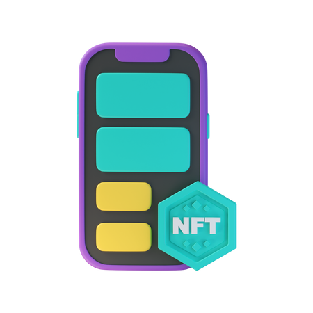 Aplicativo nft  3D Icon