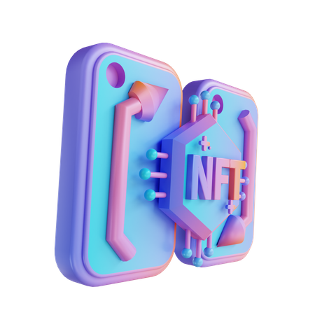 Nft Application  3D Icon