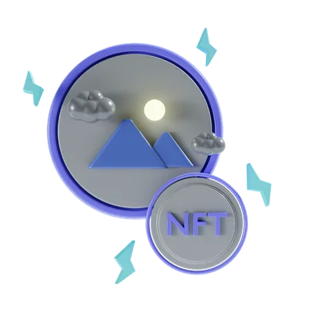 Nft Art 3 D Icon 3D Icon