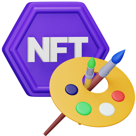 Nft Art 2  3D Icon