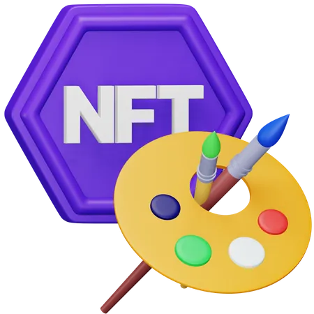 Nft Art 2  3D Icon