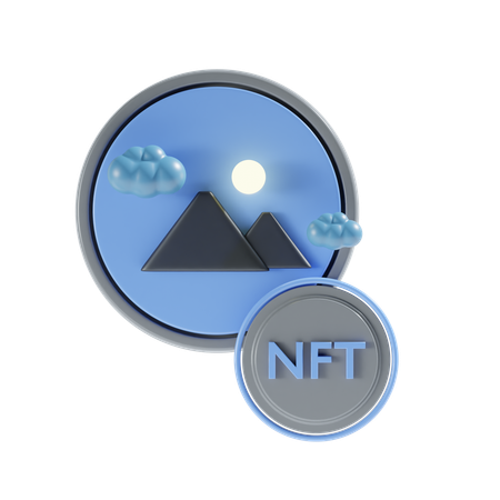 Nft Art  3D Icon