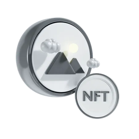 Nft Art  3D Icon