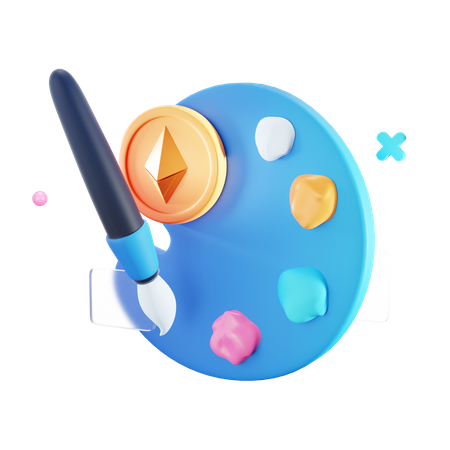 Nft Art  3D Icon