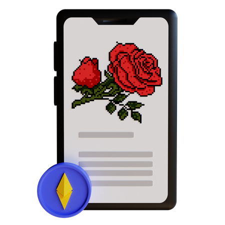 Nft Art  3D Icon