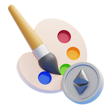 Nft Art  3D Icon