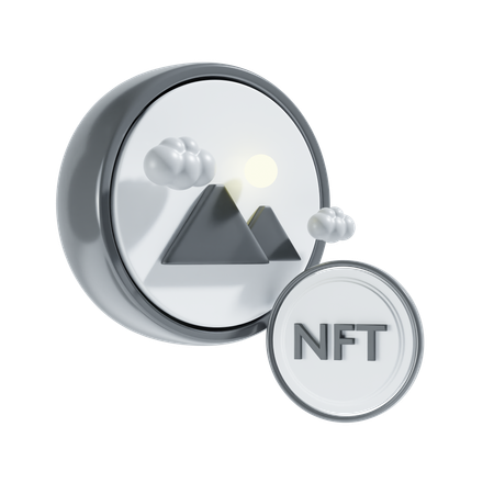 Nft Art  3D Icon