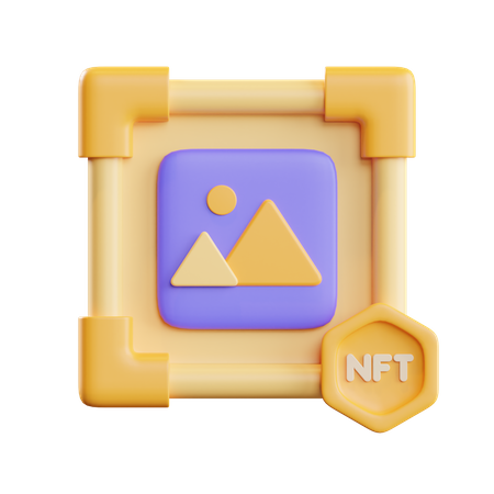 Nft Art  3D Illustration