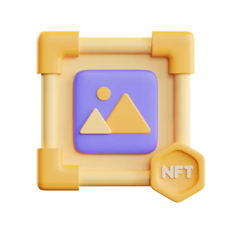 Nft Art  3D Illustration