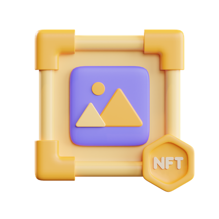 NFT-Kunst  3D Illustration