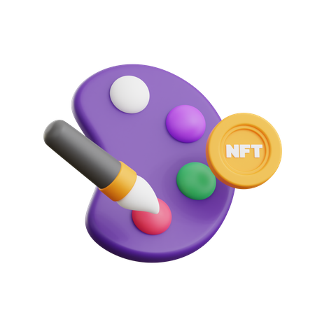 Nft Art 3D Icon