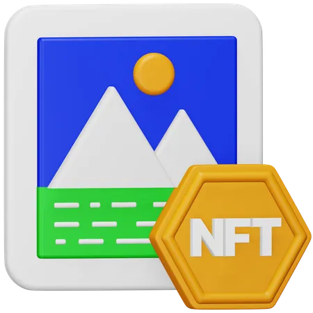 Nft Art 3D Icon