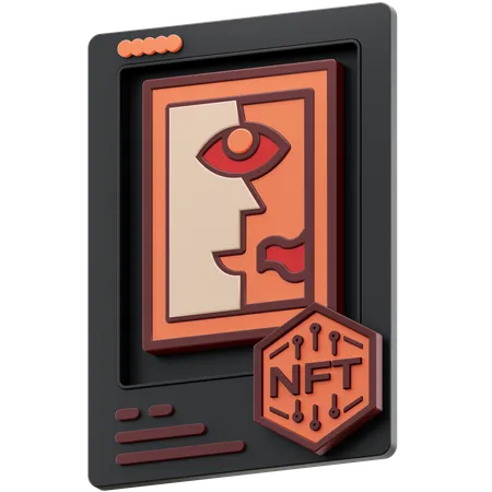 NFT ART 3D Icon