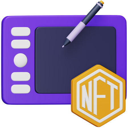 Nft Art Marketing  3D Icon