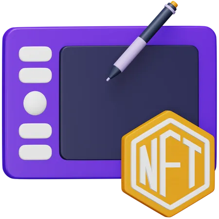 Nft Art Marketing  3D Icon