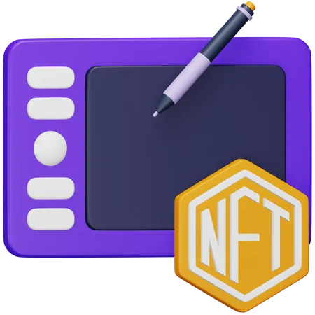 NFT-Kunstmarketing  3D Icon
