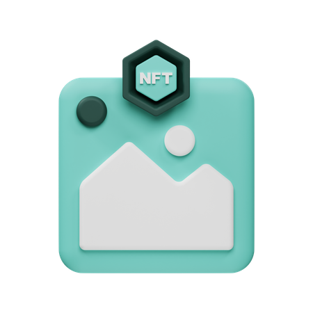 Arte nft  3D Icon