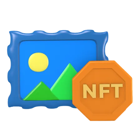 NFT Artwork  3D Illustration