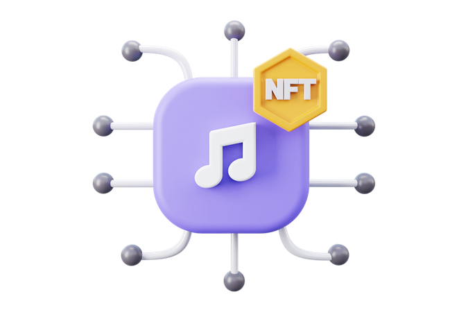 Nft Audio  3D Icon