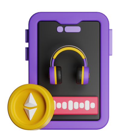 Nft Audio  3D Icon