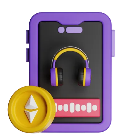 Nft Audio  3D Icon