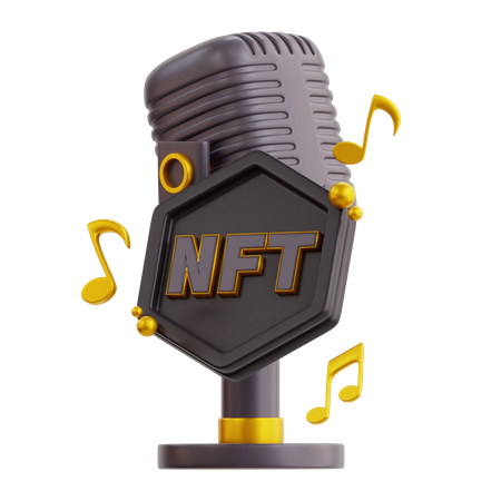 Nft Audio  3D Icon