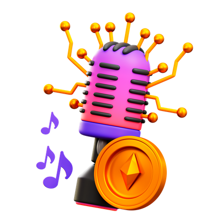 Nft Audio  3D Icon