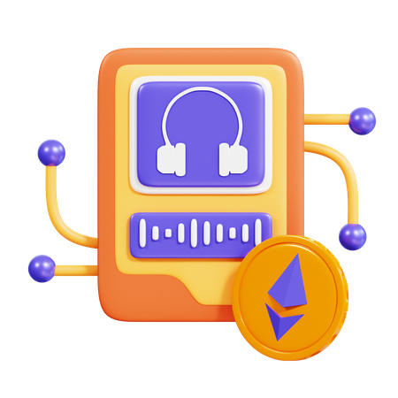 Nft Audio  3D Icon
