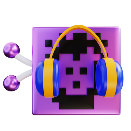 Nft Audio 3D Icon