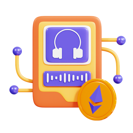 NFT-Audio  3D Icon
