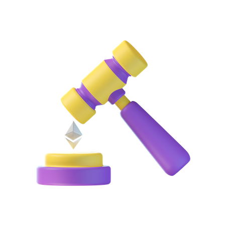 NFT-Auktion  3D Icon