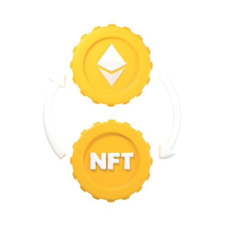 NFT-Austausch  3D Icon