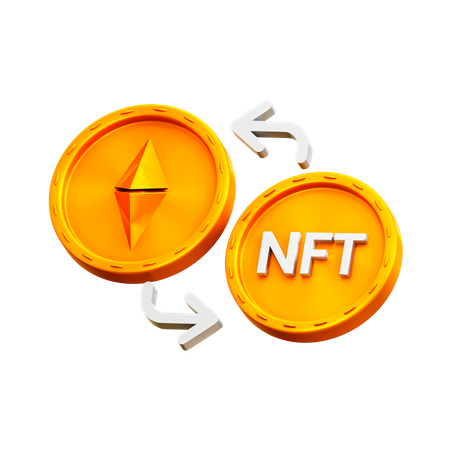 NFT-Austausch  3D Icon